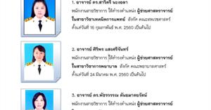 สภาพนักงานมหาวิทยาลัยพะเยา ขอแสดงความยินดี กับพนักงานสายวิชาการ ประจำเดือนเมษายน2561